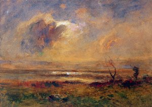 Coucher de soleil sur la plaine, c.1868